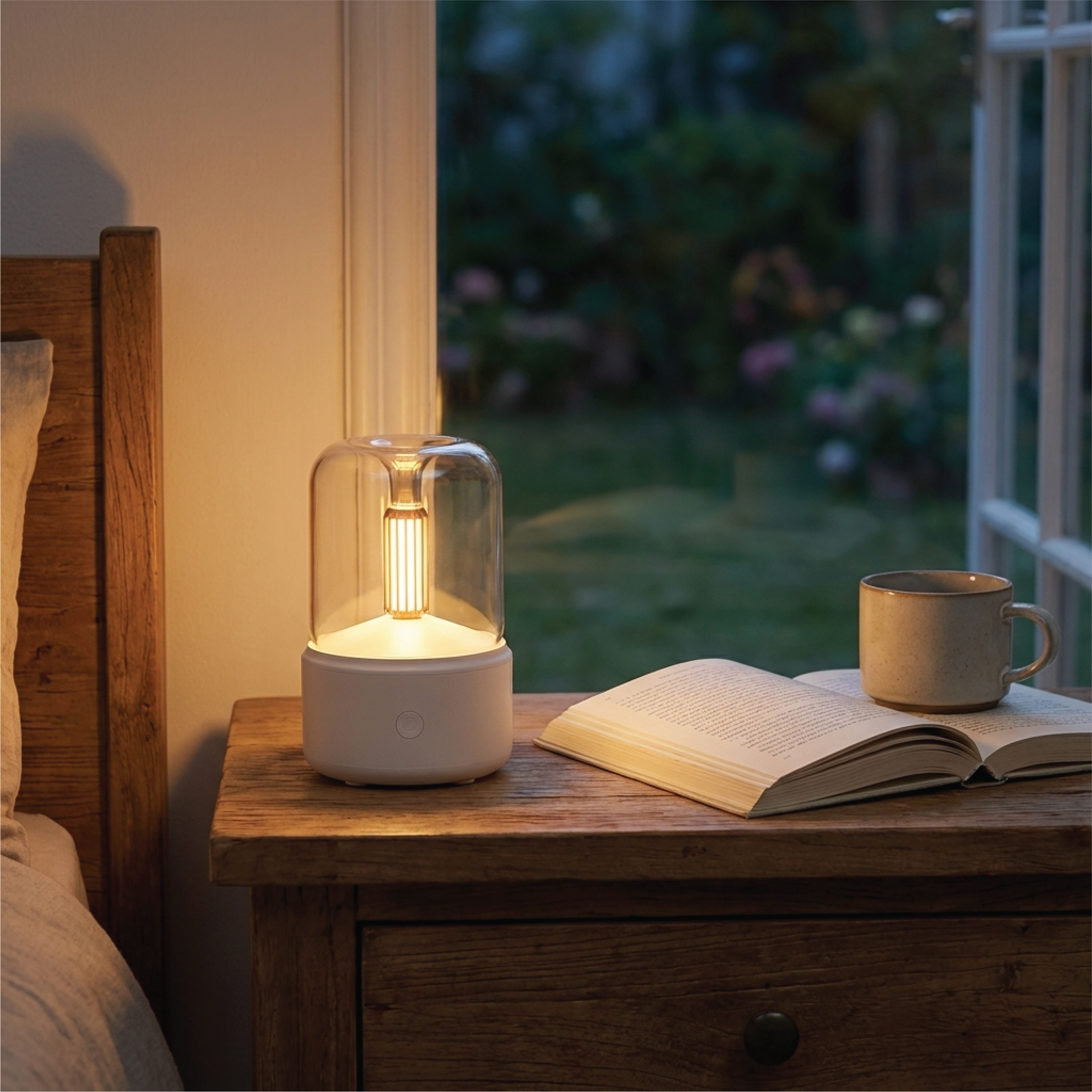 Humidificador Candle Light + Aroma Gratis