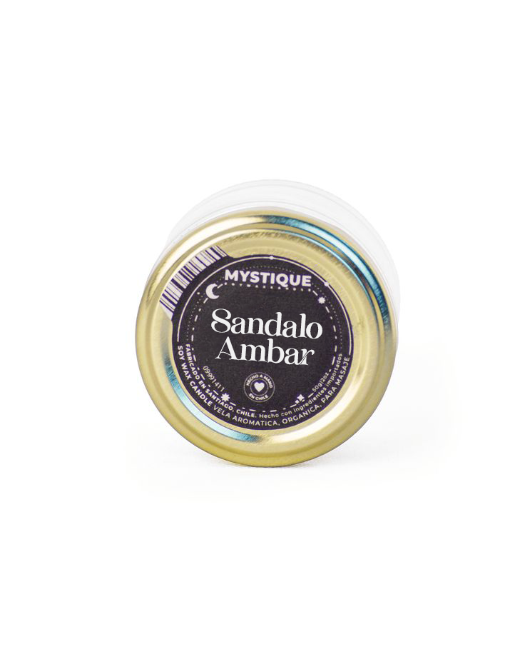Sandalo Ambar| 50gr Vela Aromática
